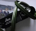 Handmade Camera Neck straps-MT.Fuji Safari Green