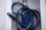 Crown Royal Blue is a handmade camera neck strap made with Japanese kumihimo silk and genuine leather. Comfortable, durable, and ideal for premium cameras.